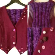 Bespoke Knitted Back Tweed Waistcoat image 4