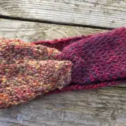 Hand Knitted camel and cashmere headband image 8