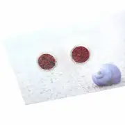 Harris tweed stud earrings image 1