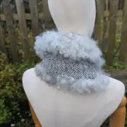 Sheepskin and our gotland tweed wool collar image 7