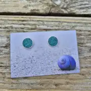 Two Sisters Tweed stud earrings image 1