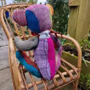 Tweed Teddy Bear made to order image 7