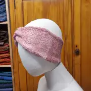 Hand Knitted alpaca headband image 2