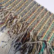 Textile Wall Art - 'tying-in' - gotland from my own sheep! image 4