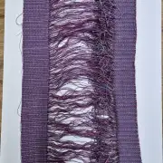 Textile Wall Art - 'tying-in' image 1