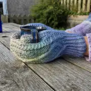 Hand dyed mittens - S image 4