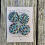 Three Sisters Tweed Buttons - 4 2 image 1