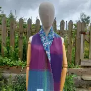 Three Sisters Tweed Scarf - Aurora - 2 image 1