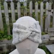 Hand Knitted UistWool headband image 1