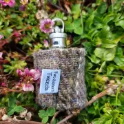 Hipflask keyring with Two Sisters Tweed cover image 2