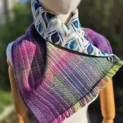 Three Sisters Tweed neck warmer - aurora image 1