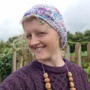 Hand Knitted hand dyed merino neckwarmer/headband image 5