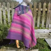 Two Sisters Tweed Poncho Cloak - Aurora image 7