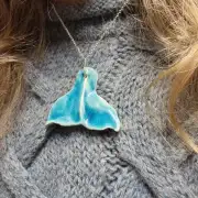 Ceramic Necklace/ hanging ornament image 5