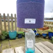 Harris gin bottle lamp with shade of choice image 4