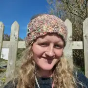 Hand Knitted merino headband image 1
