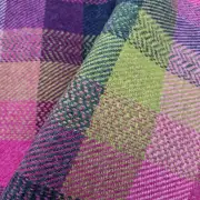 Two Sisters Tweed Fabric - Aurora Check #4 image 7