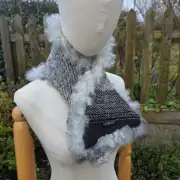 Sheepskin and our gotland tweed wool collar image 2