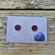 Two Sisters Tweed stud earrings image 1