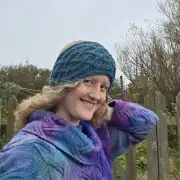 Hand Knitted merino headband/cowl image 5