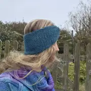 Hand Knitted merino headband image 5