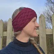 Hand Knitted cashmere & lambswool  headband/cowl image 3