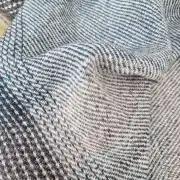 Gotland x Hebridean, alpaca-rose tweed throw image 3