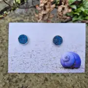 Two Sisters Tweeds tweed stud earrings image 1
