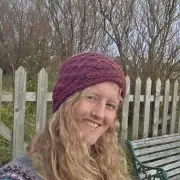 Hand Knitted merino, mohair and angora headband image 4