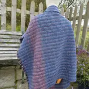 Two Sisters Tweed Shawl image 4