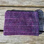 Two Sisters Tweed Zip Purse image 2