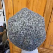 Two Sisters Tweed cap hat 57cm image 10