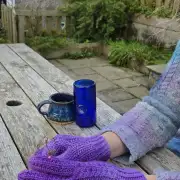 Hand dyed gloves - XS image 4