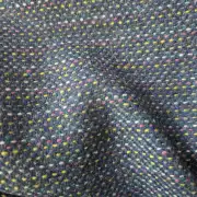 Two Sisters Tweed Fabric - navy retreat2 image 3