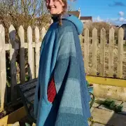 Two Sisters Tweeds Cloak with Enamelled Clasp image 5