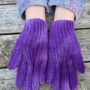 Hand dyed gloves - XS image 2