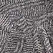 Two Sisters Tweed Fabric - Hebridean Rocks slightly darker than mid grey grey image 6