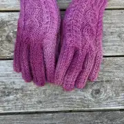 Hand dyed gloves - S image 4