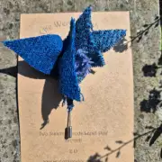 Tweed lapel pin brooch image 1