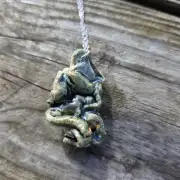 Ceramic Necklace seaweed tangle image 1