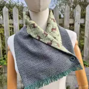 Two Sisters lambswool Tweed neck warmer image 1
