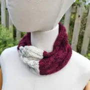 Hand Knitted gotland cowl/ headband image 5