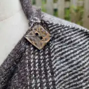 Gotland x hebridean tweed shawl image 2