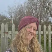 Hand Knitted wool/mohair/alpaca blend headband image 2