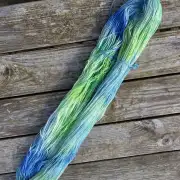 Hand-Dyed Yarn: 75% Merino, 25% silk, 4ply image 3