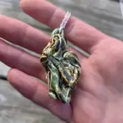 Ceramic Necklace seaweed tangle image 3