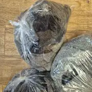 Vintage Tweed scraps - unwashed image 4