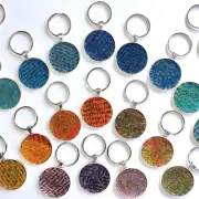 Harris tweed keyring image 1