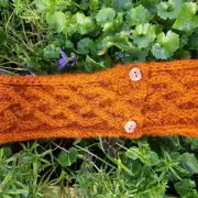 Hand Knitted gotland headband image 6