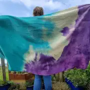 Handwoven Dyed Tweed Blanket image 3
